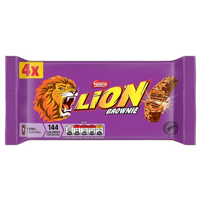 Lion Brownie Chocolate Bar 4 Pack (4x30g)