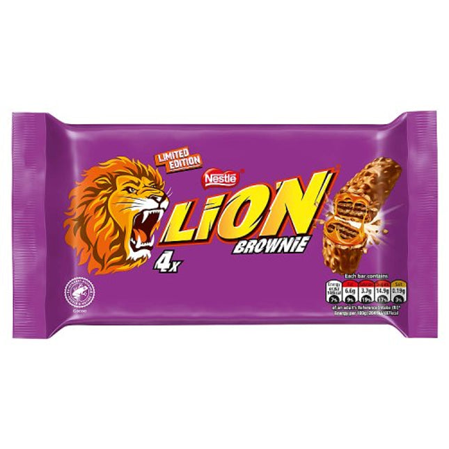 Lion Brownie Chocolate Bar 4 Pack (4x30g)
