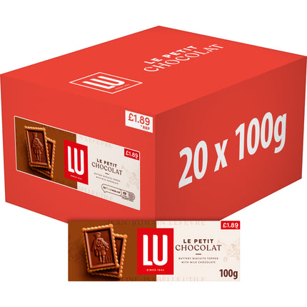 LU Le Petit Chocolat Chocolate Biscuits 100g