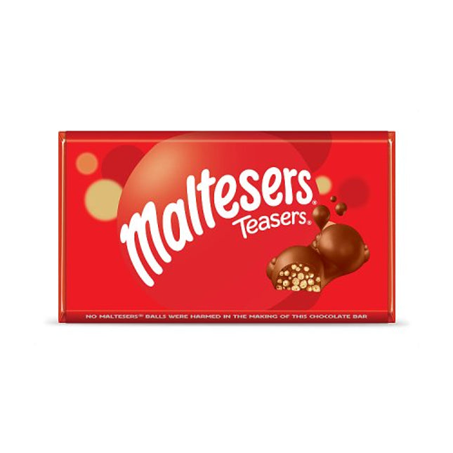 Maltesers Teasers Milk Chocolate & Honeycomb Block Bar 100g