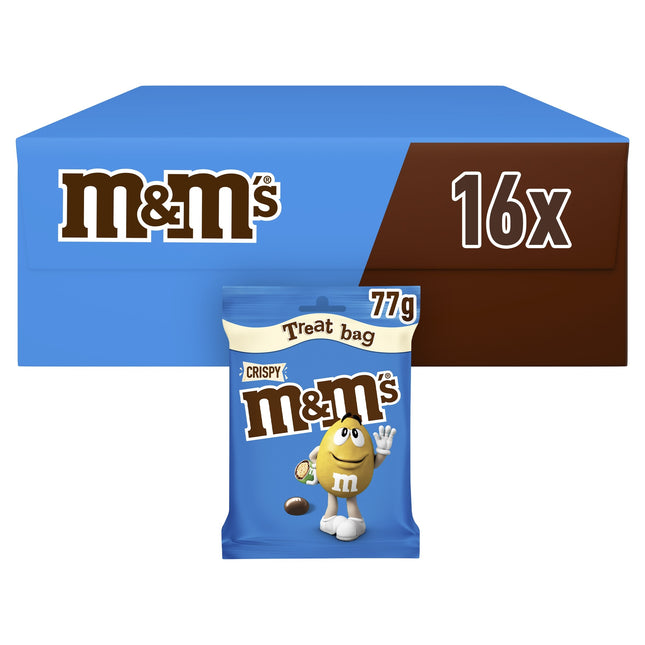 M&M's Crispy Milk Chocolate Bites Treat Bag 77g