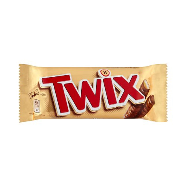 Twix Caramel & Milk Chocolate Bar 50g