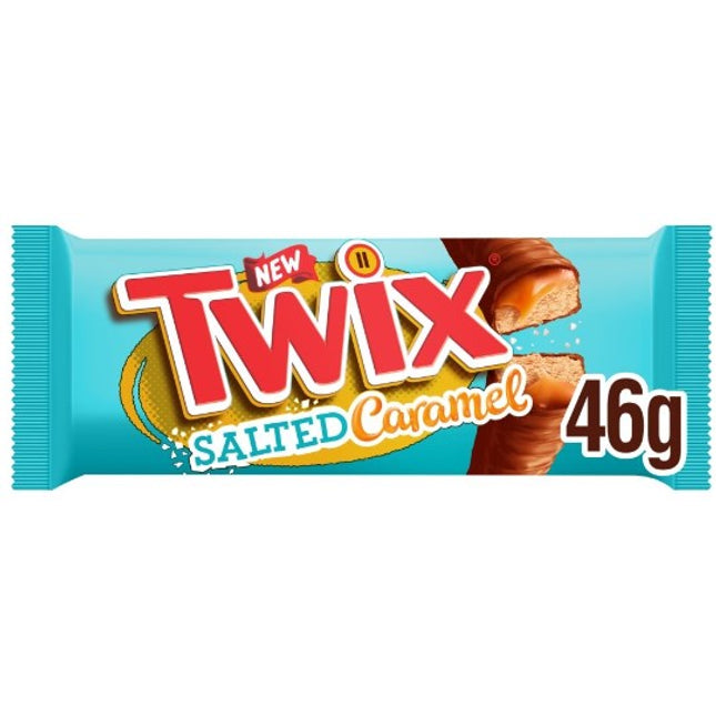 Twix Salted Caramel & Milk Chocolate Bar 46g