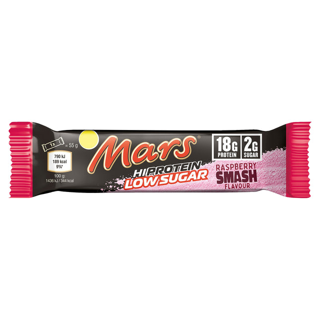 Mars Raspberry Smash Low Sugar High Protein Bars 57g