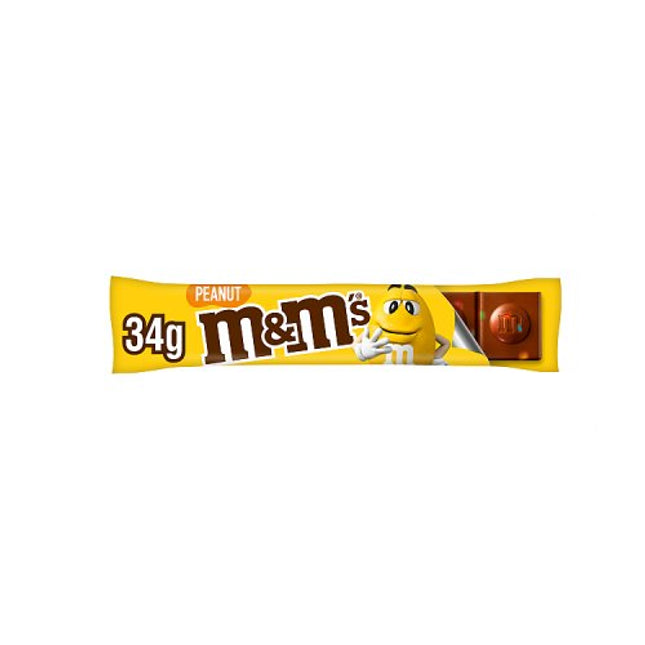 M&M's Crunchy Peanut & Milk Chocolate Bar 34g