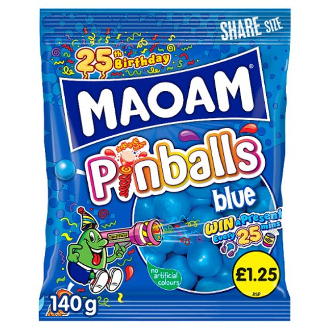 Maoam Pinballs Blue 140g £1.25