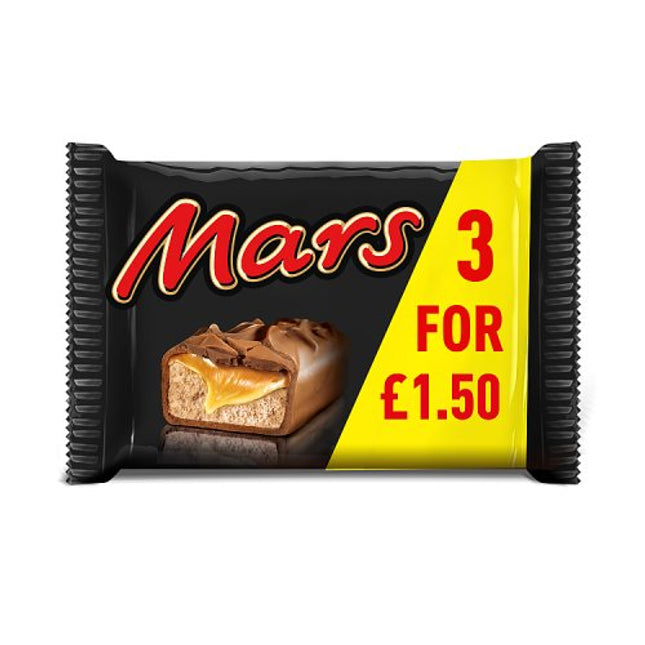 WIGIG Mars Chocolate Bars 3 Pack 117.9g £1.50