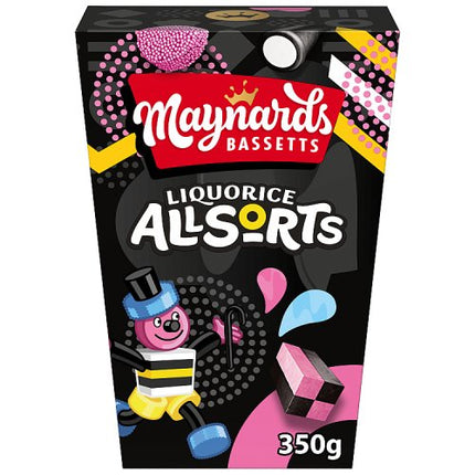 Maynards Bassetts Liquorice Allsorts Carton 350g