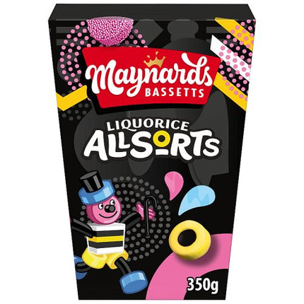 Maynards Bassetts Liquorice Allsorts Carton 350g