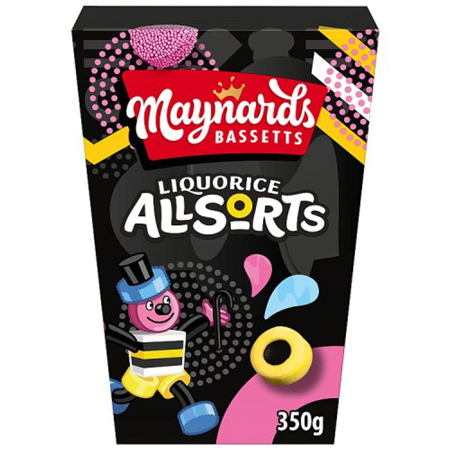 Maynards Bassetts Liquorice Allsorts Carton 350g