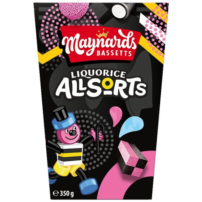 Maynards Bassetts Liquorice Allsorts Carton 350g