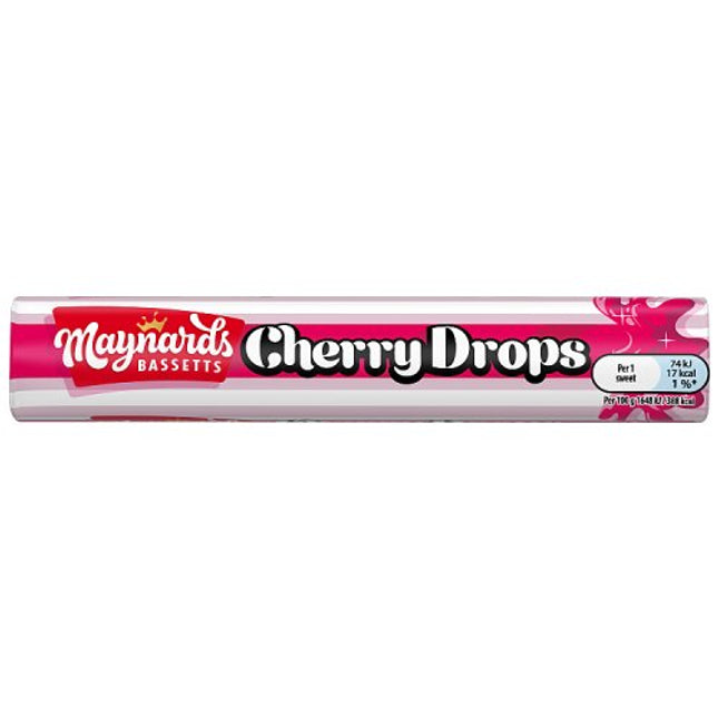 Maynards Bassetts Cherry Drops Sweets 45g