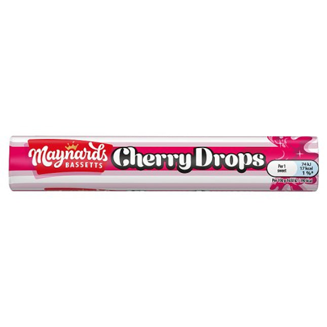 Maynards Bassetts Cherry Drops Sweets 45g