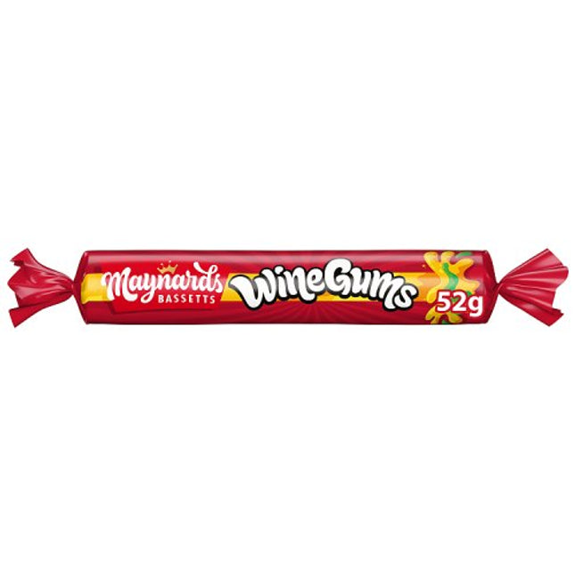Maynards Bassetts Wine Gums Sweets Roll 52g