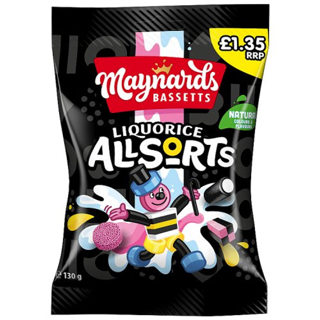 Maynard-Bassett Liquorice Allsorts 130g £1.35