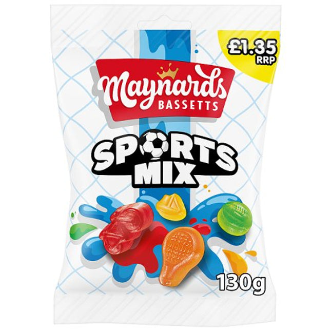 Maynards Bassetts Sports Mix Sweets Bag £1.35 PMP 130g