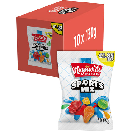 Maynards Bassetts Sports Mix Sweets Bag £1.35 PMP 130g