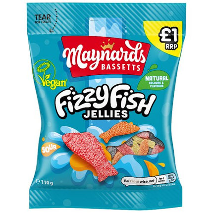 Maynard Bassetts Fizzy Fish 110g £1