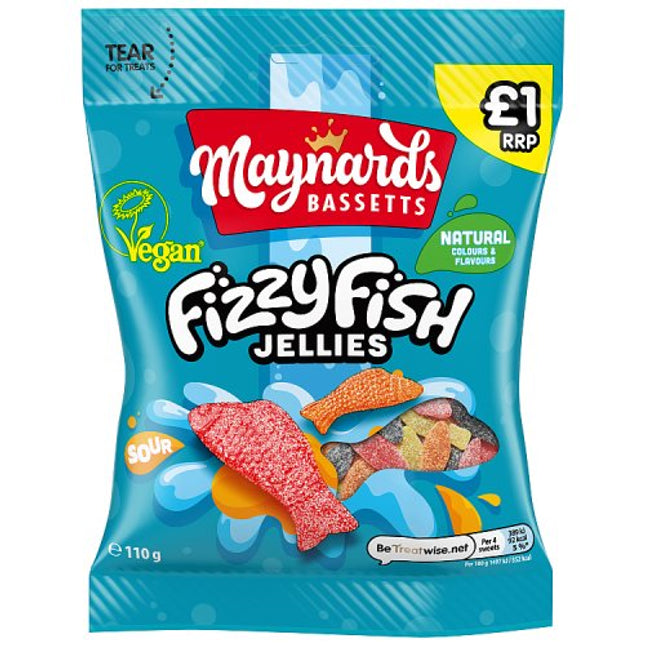 Maynard Bassetts Fizzy Fish 110g £1