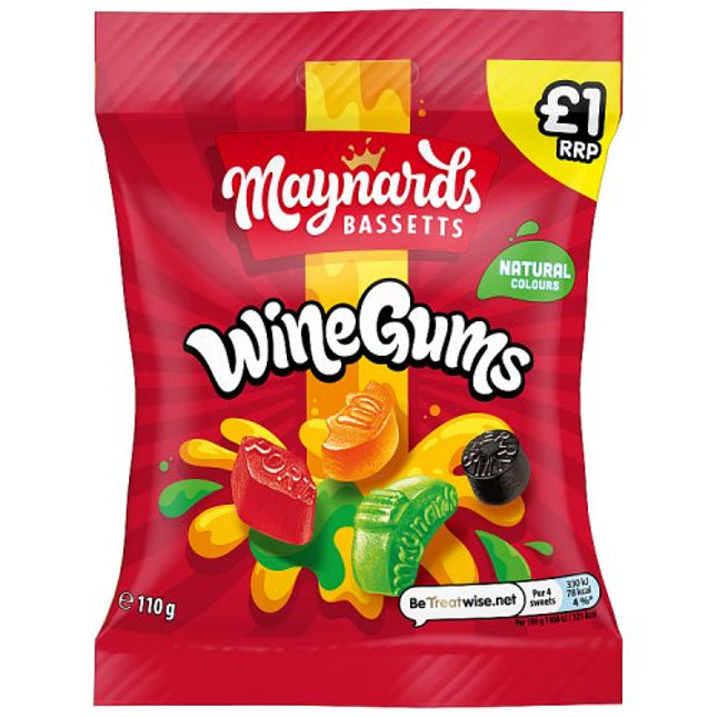 Maynard Bassetts Wine Gums 110g £1
