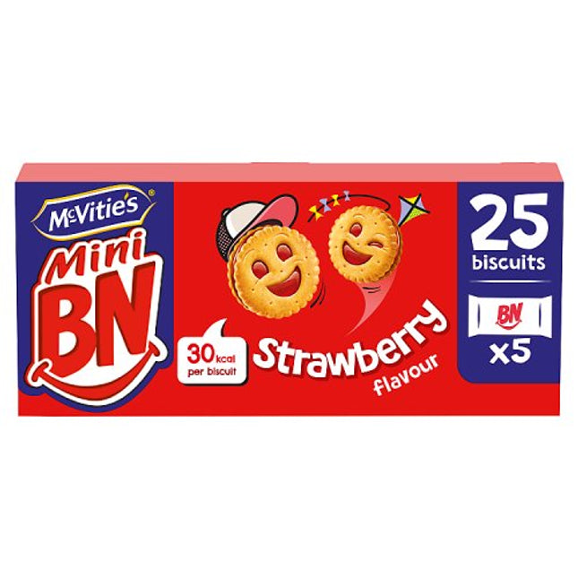 Mini BN Strawberry 5pk 12x5x35g