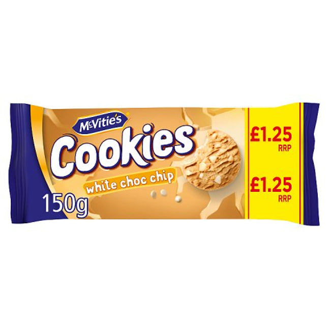 McVitie's White Choc Chip Cookies 150g £1.25