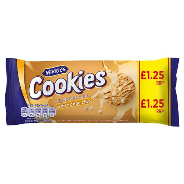 McVitie's White Choc Chip Cookies 150g £1.25