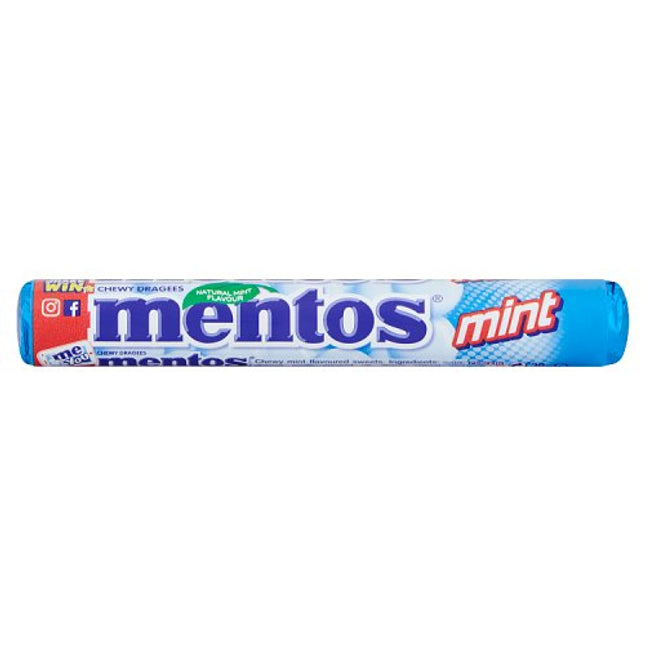 Mentos Mint 38g 14 Piece Rolls