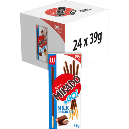 LU Mikado Milk Chocolate Biscuits 99p PMP 39g