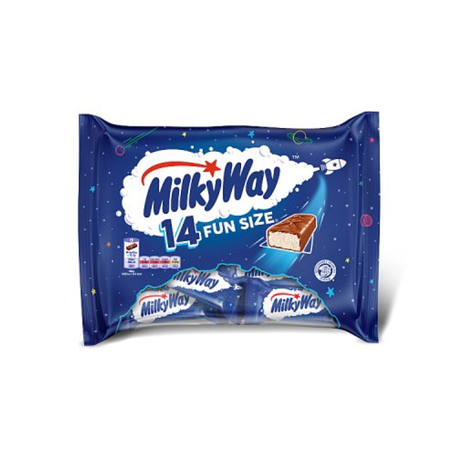 Milky Way Chocolate Fun Size Bars Multipack 14 x 15.5g