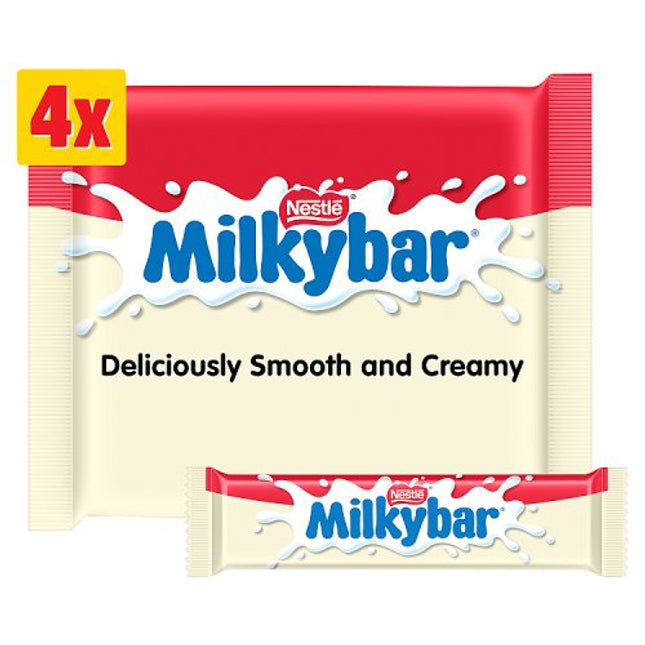 Milkybar Medium Bar Multipack 4x25g