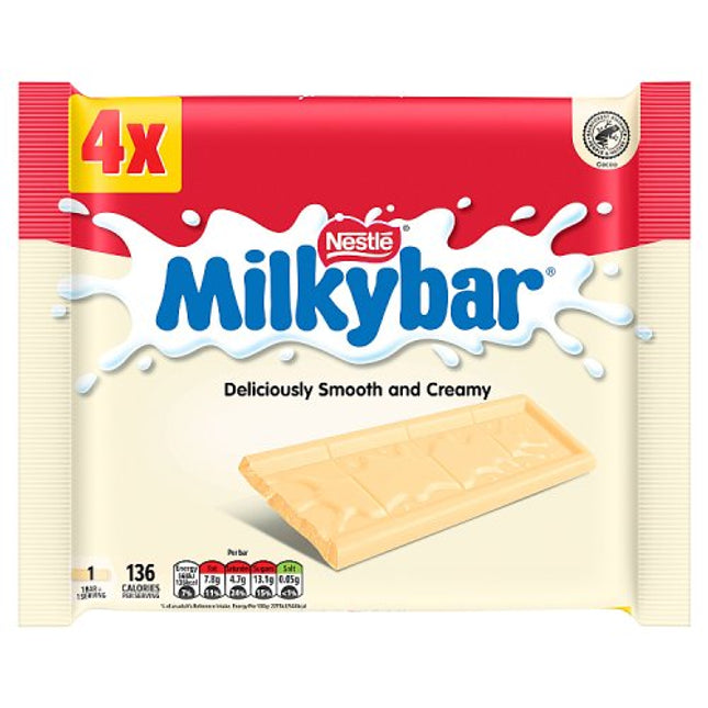 Milkybar Medium Bar Multipack 4x25g