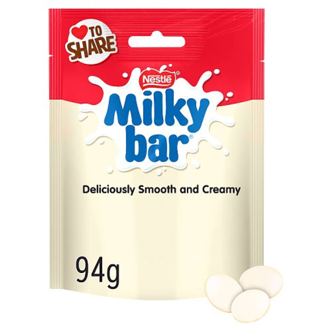 Milkybar White Chocolate Buttons Pouch 94g