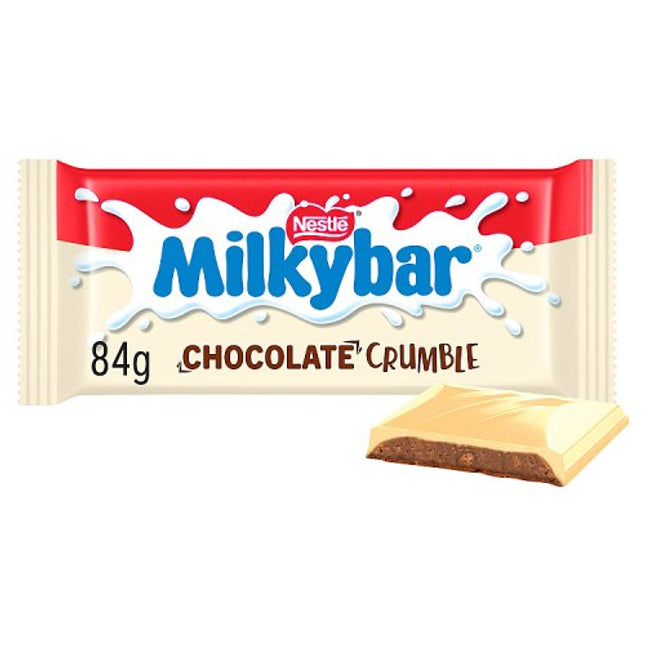 Milkybar White Chocolate Biscuit Block 84g
