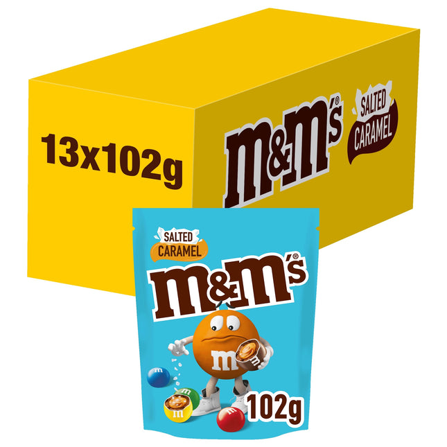 M&Ms Salted Caramel Pouch Bag 102g