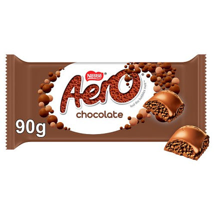 Aero Milk Chocolate Block Bar 90g