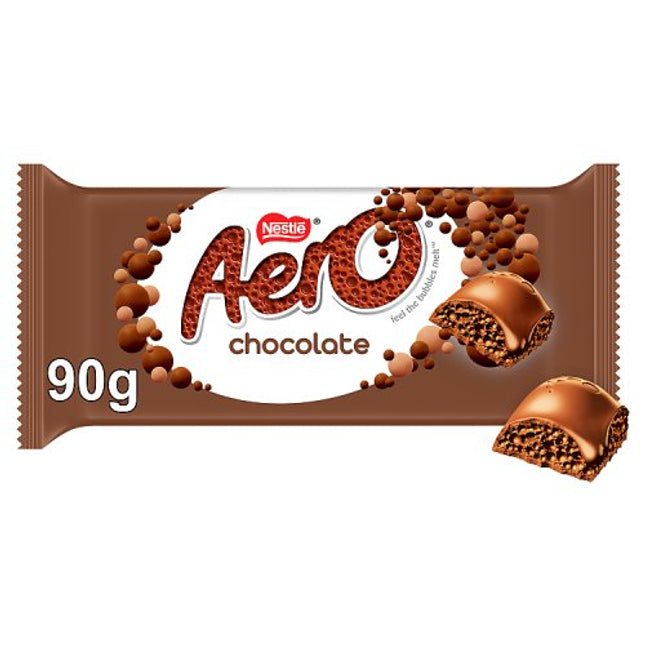 Aero Milk Chocolate Block Bar 90g