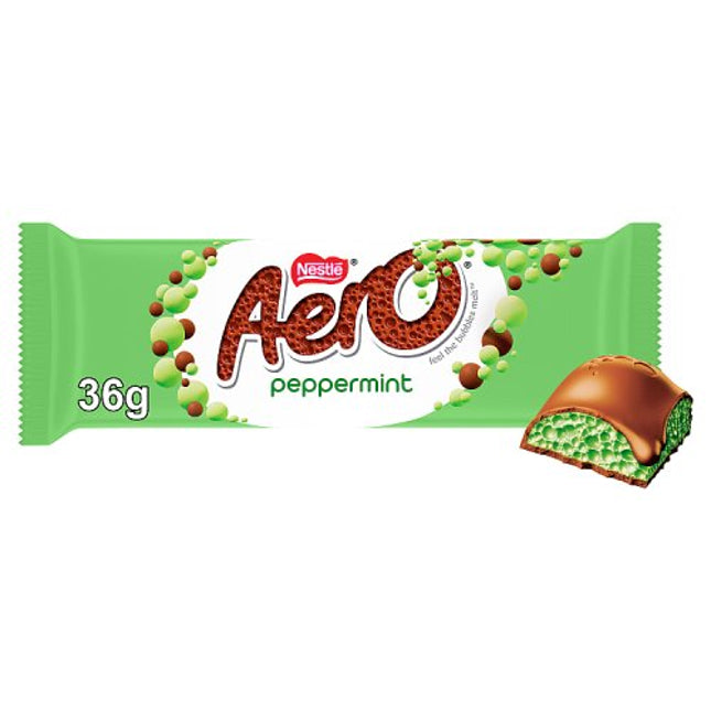 Aero Bubbly Peppermint Chocolate Bar 36g