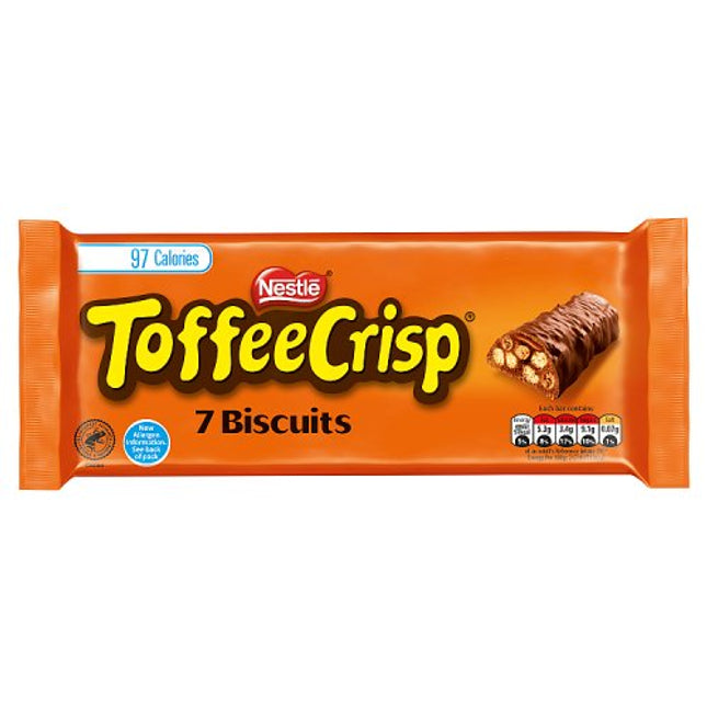 Toffee Crisp Milk Chocolate Biscuit 7 Pack