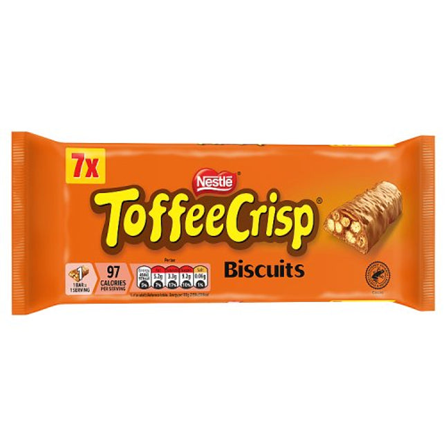 Toffee Crisp Milk Chocolate Biscuit 7 Pack