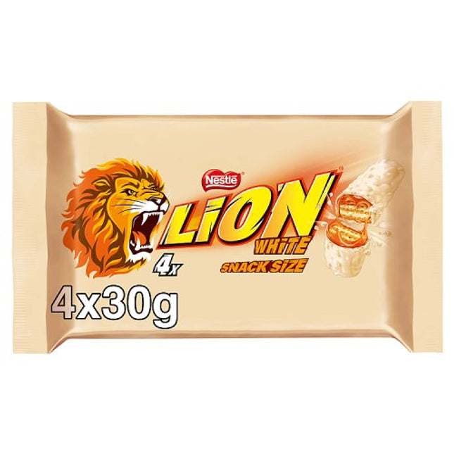 Lion Bar White 4 Pack 120g