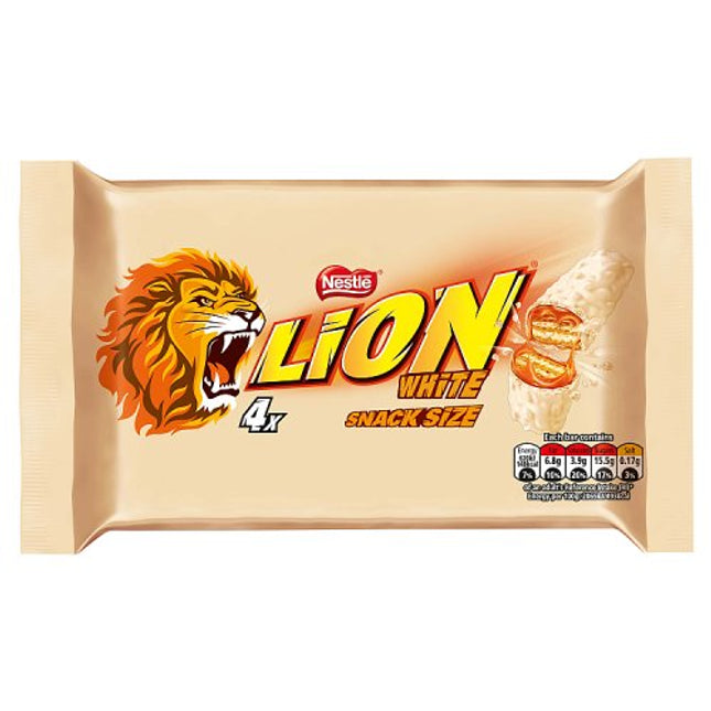 Lion Bar White 4 Pack 120g
