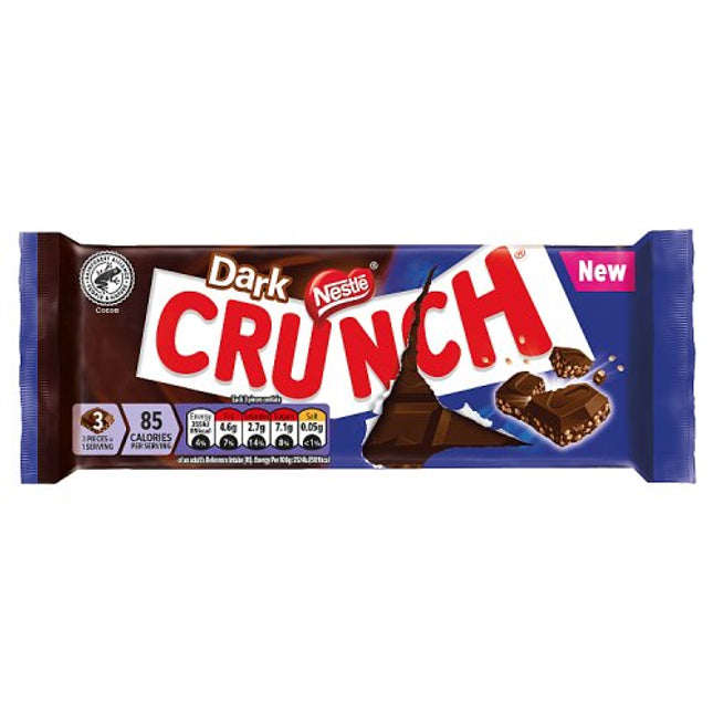 Crunch Dark Chocolate Block 100g