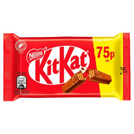 Kit Kat 4 Finger Milk 41.5g 75p