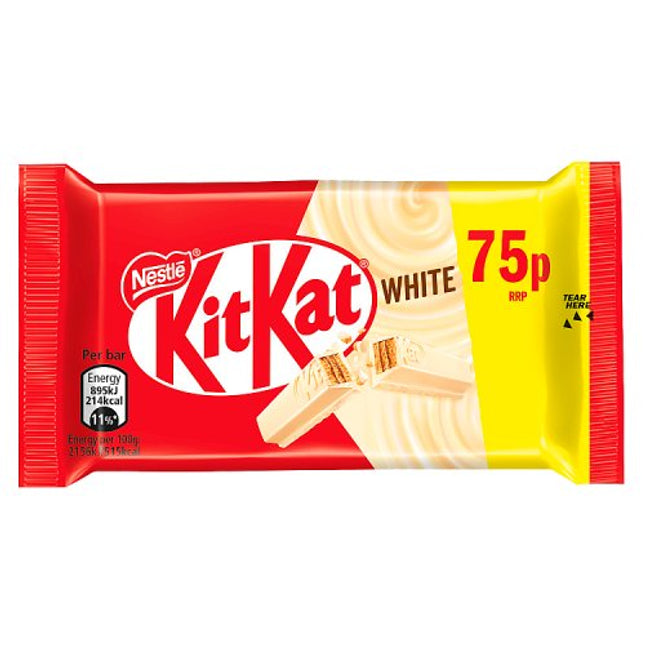 Kit Kat 4 Finger White 41.5g 75p
