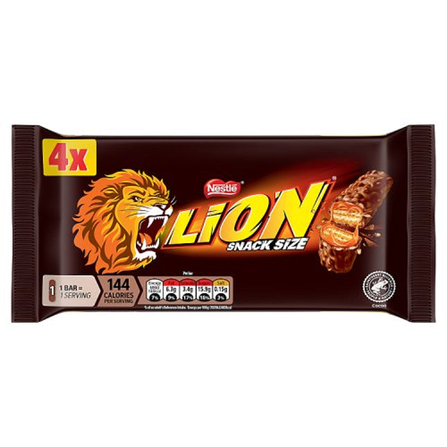 Lion Milk Chocolate Bar 4 Pack (4x30g)