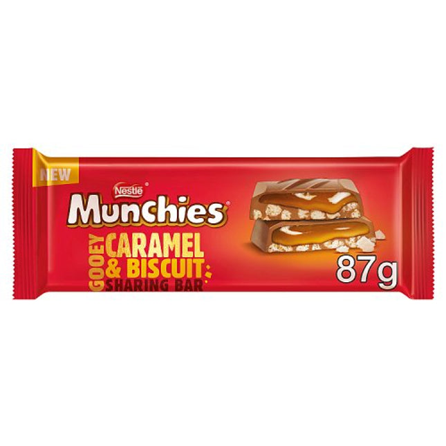 Munchies Caramel Biscuit Block 87g