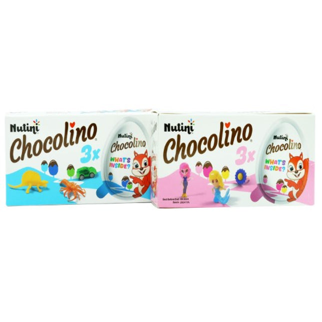 Nutini Chocolino Wow Egg 3 Pack (3x15g)