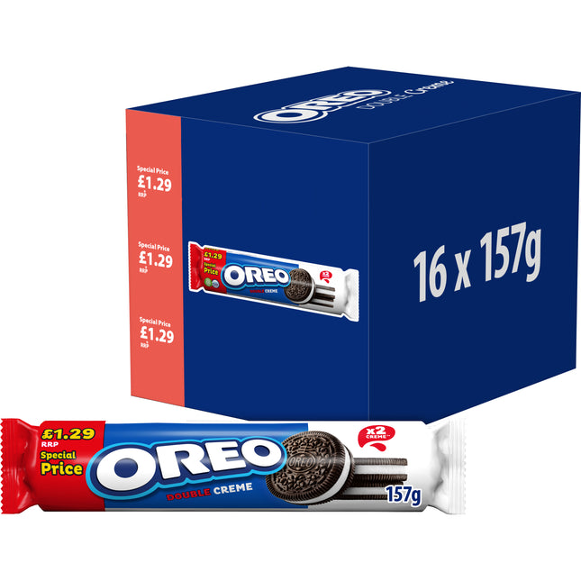 Oreo Double Creme Sandwich Biscuits £1.29 PMP 157g