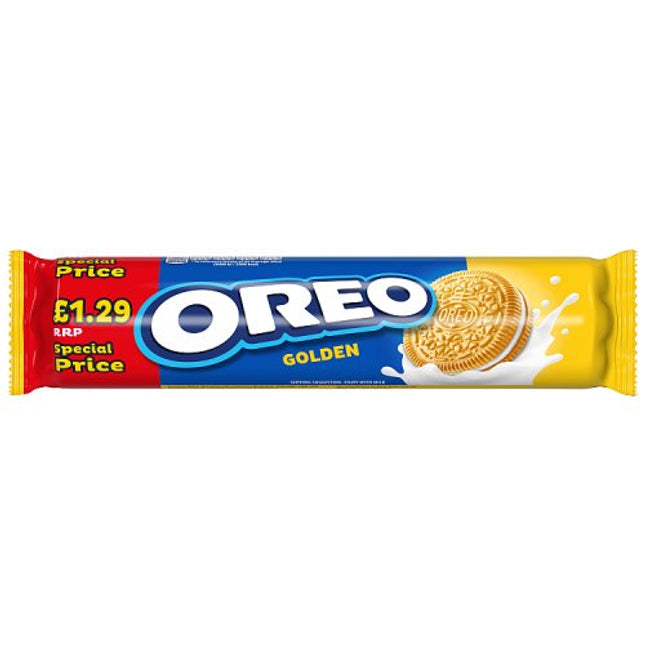 Oreo Golden Cookies 154g  £1.29